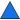 Blue triangle icon that denotes an active station.