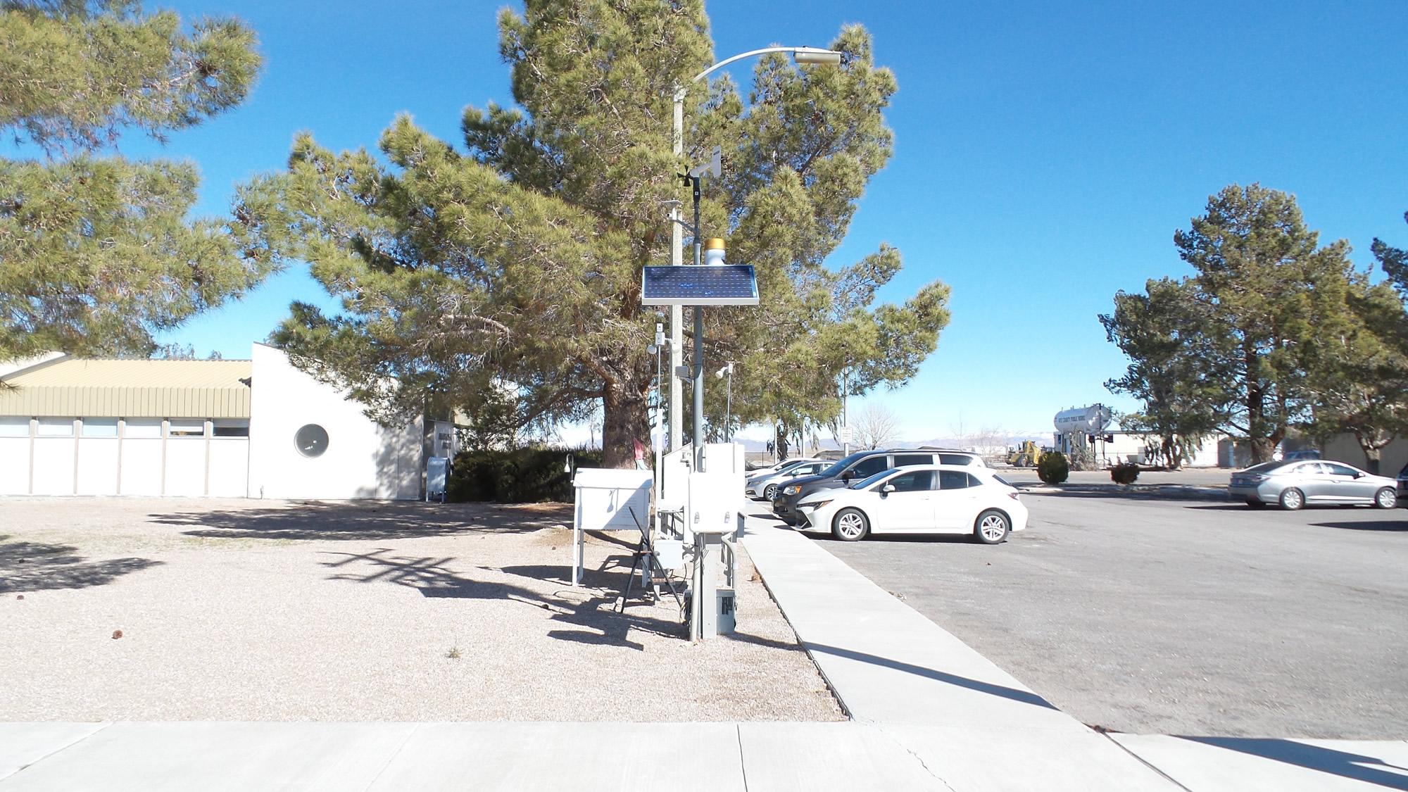 Amargosa Valley — Looking to the station (North)