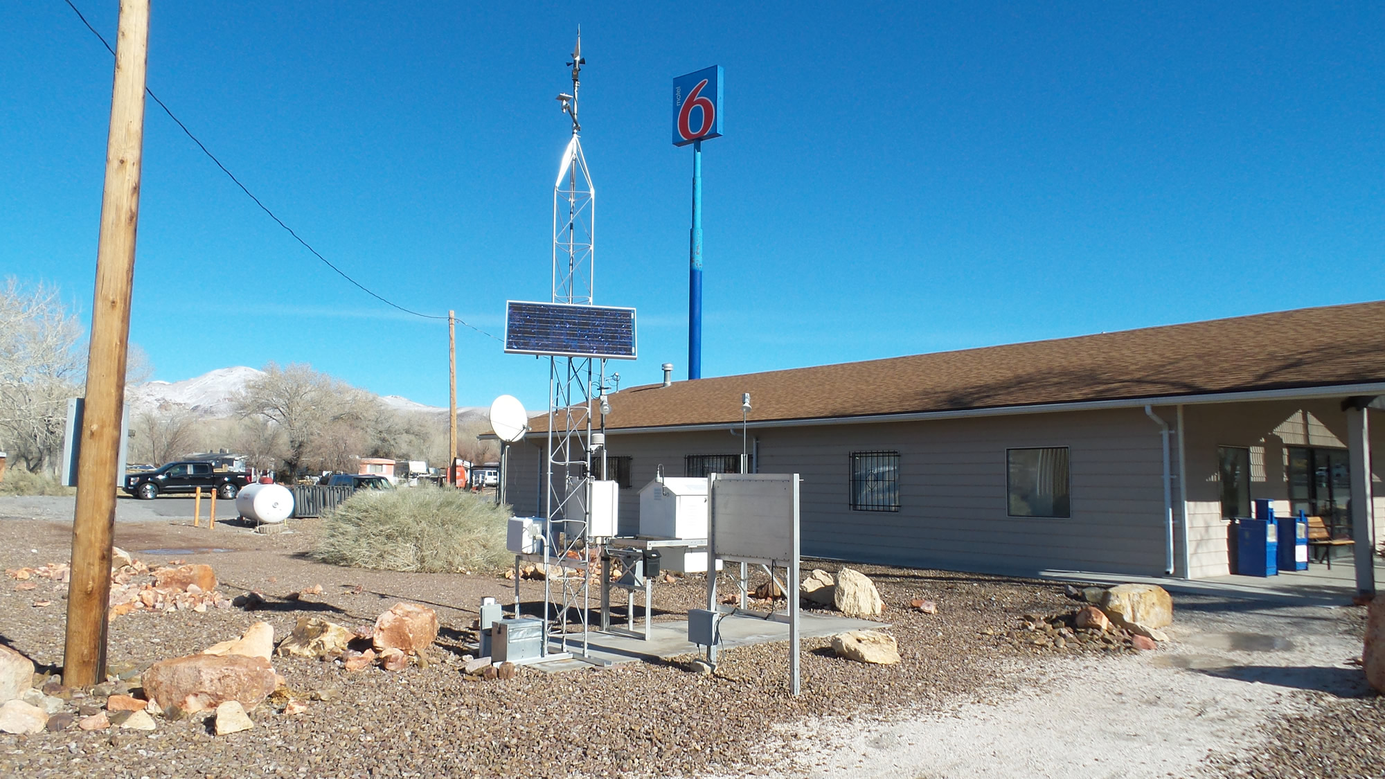 Beatty Nevada — Looking to the station (North)