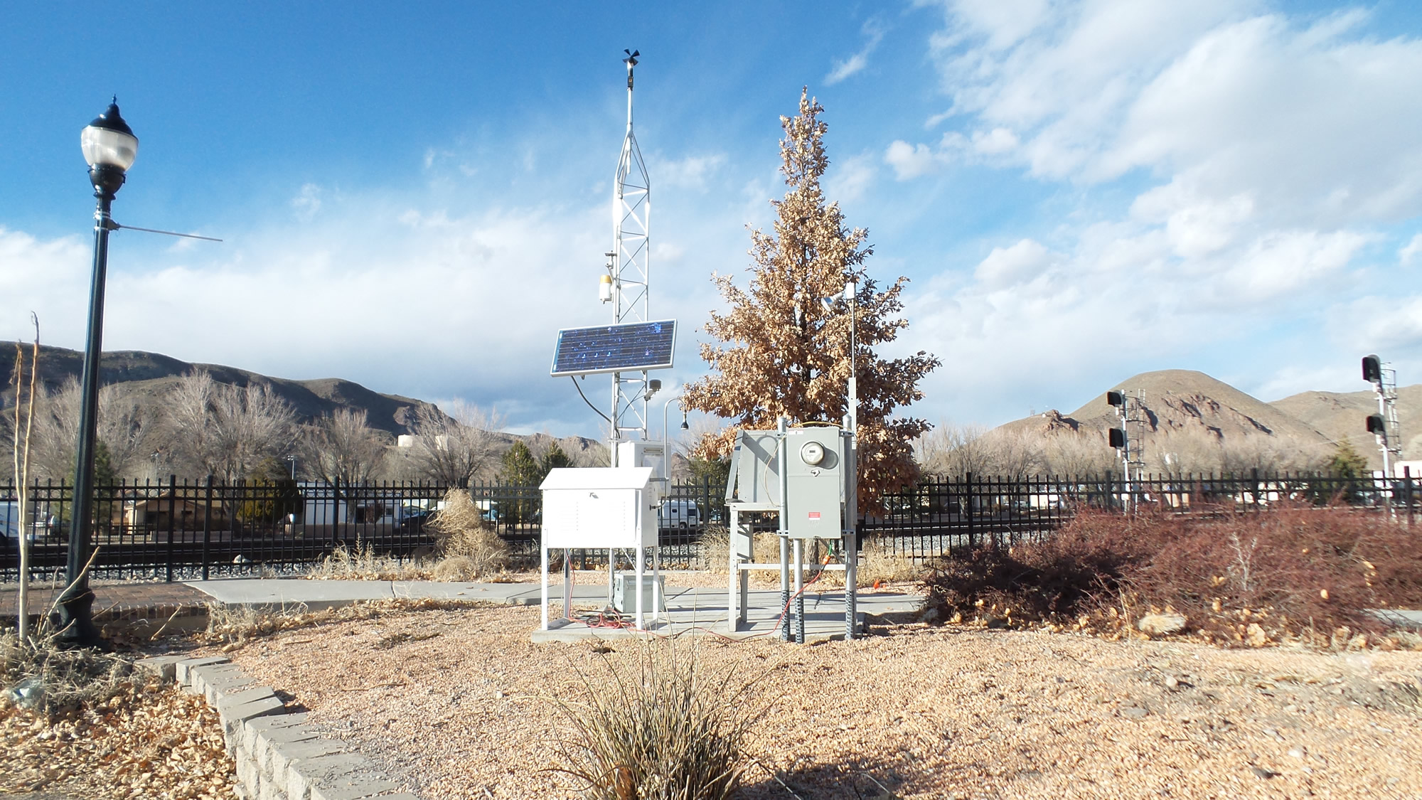 Caliente Nevada — Looking to the station (North)