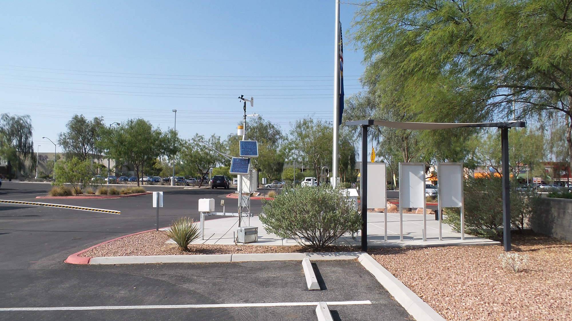 Las Vegas Nevada — Looking to the station (North)
