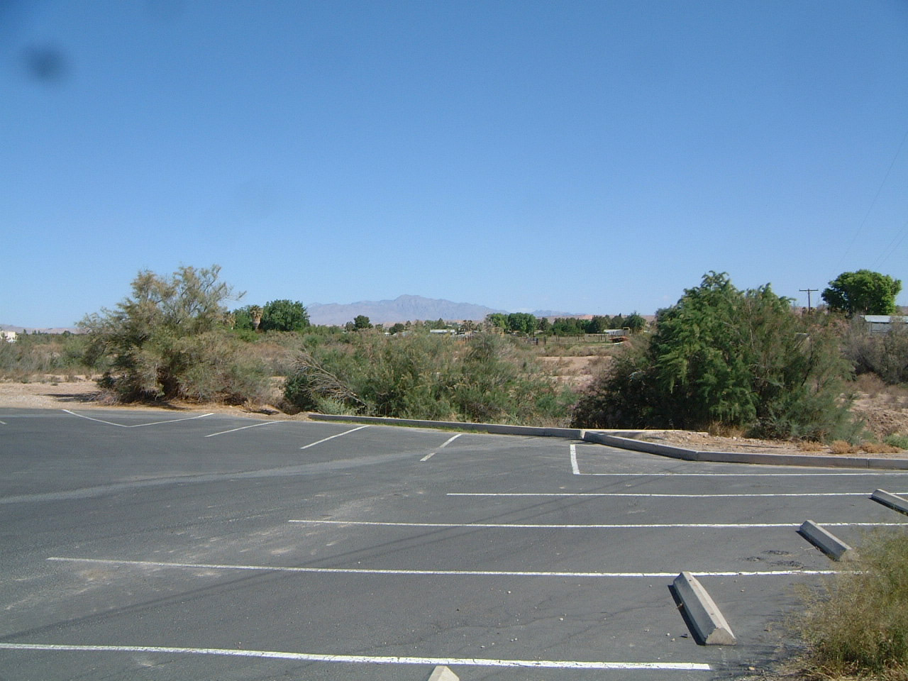 Overton Nevada — Looking from the station (North)