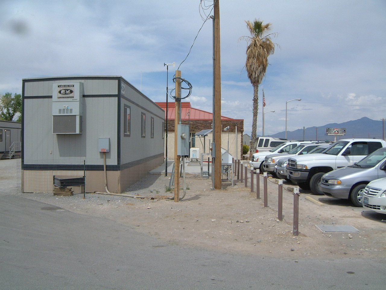 Pahrump Nevada — Looking to the station (North)