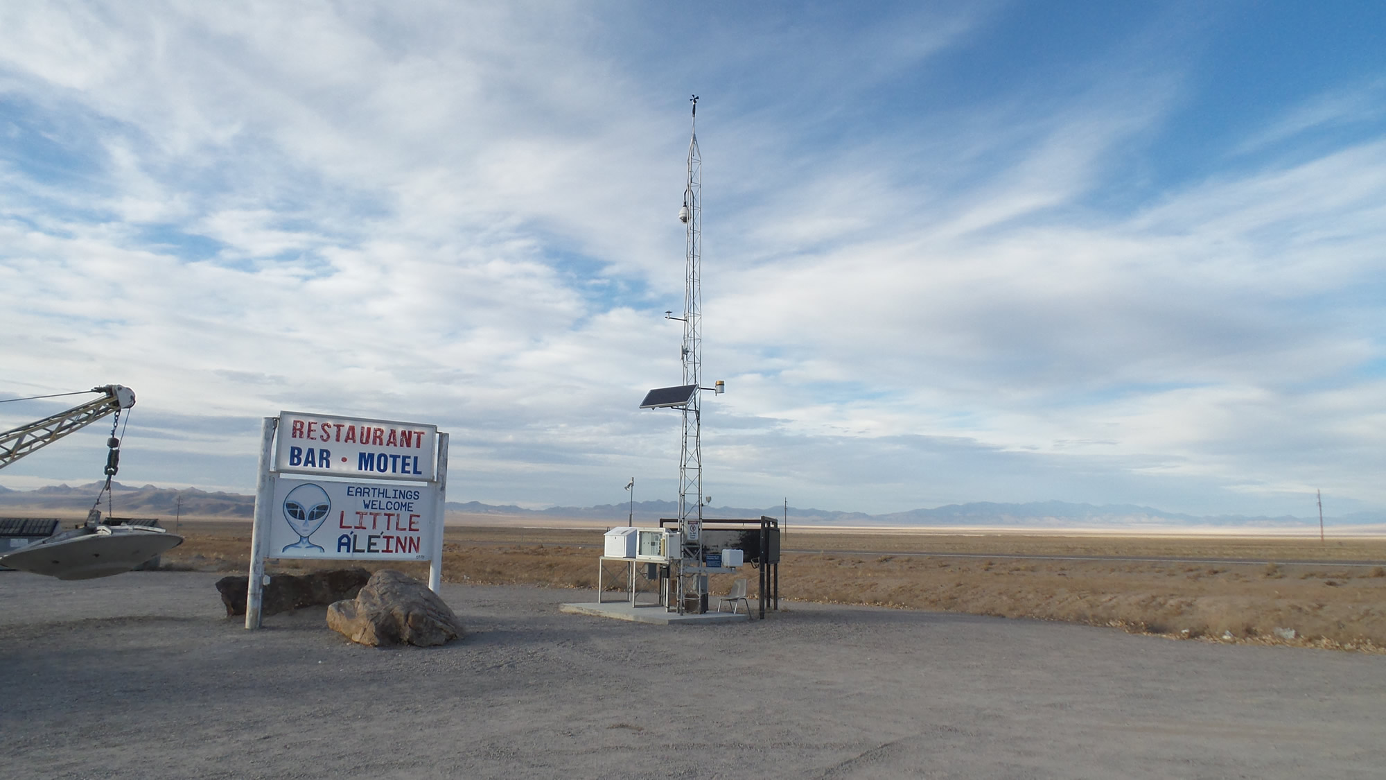 Rachel Nevada — Looking to the station (North)