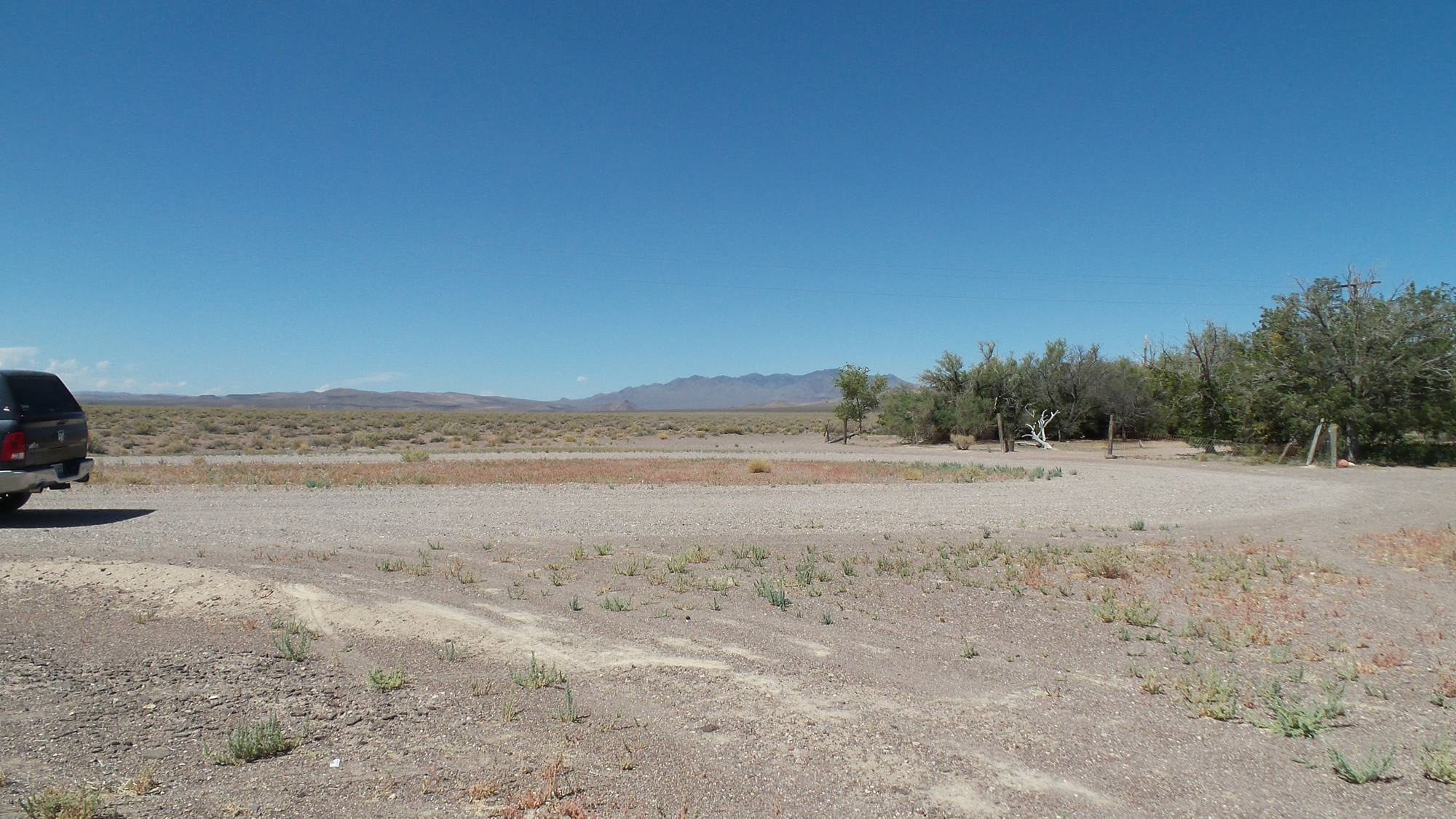 Sarcobatus Flats Nevada — Looking from the station (North)